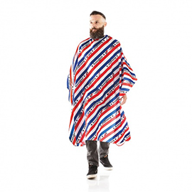 Barber cutting cape