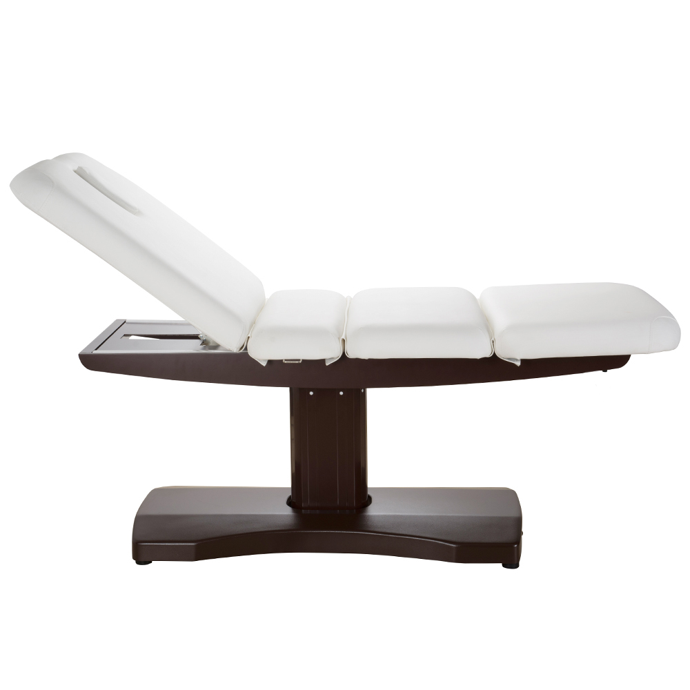 Electric Massage Bed with faux wood footboard