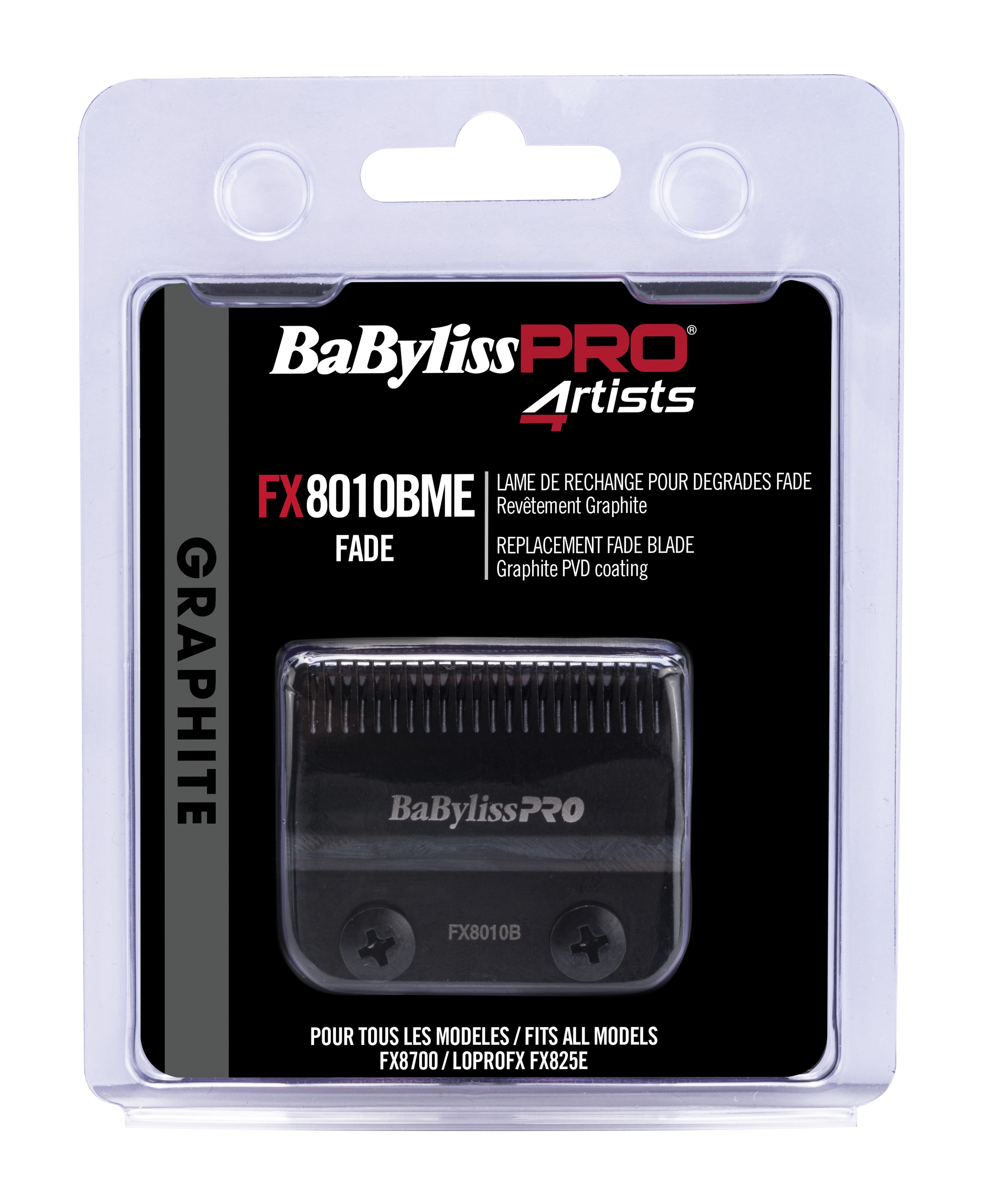 BaByliss PRO clipper fade blade FX8700/FX825/FX8705/FX895 Graphite