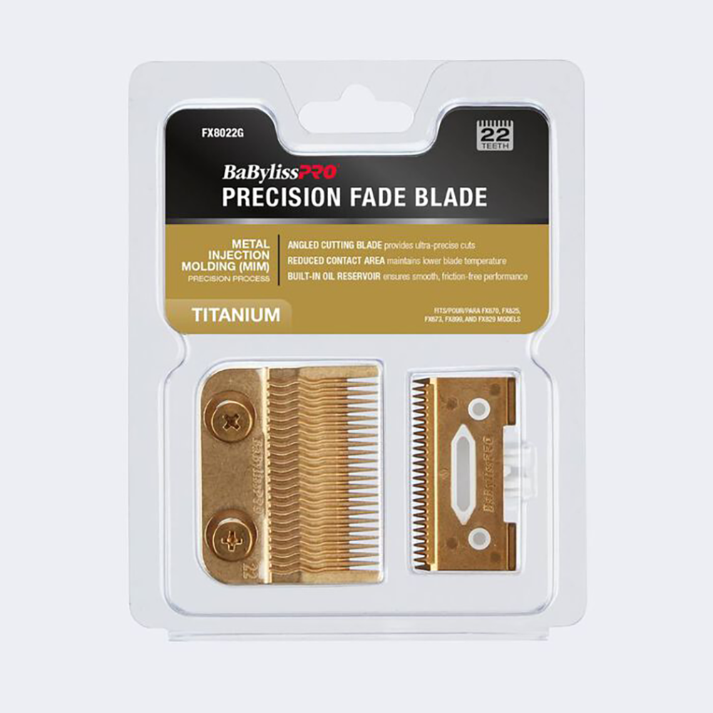 BaByliss PRO Gold Titanium Clipper Blades