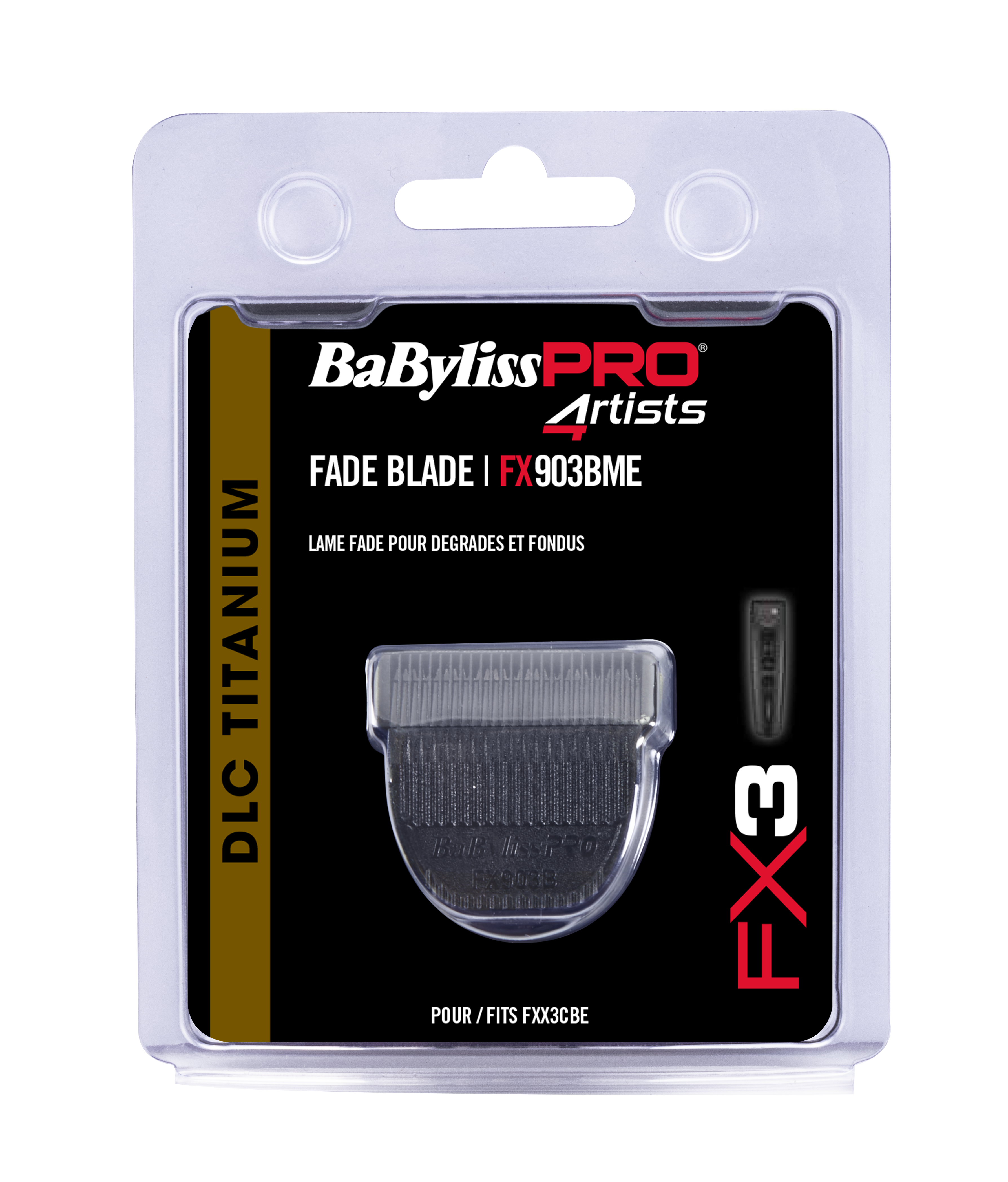 BaByliss PRO clipper fade blade FX3 titanium