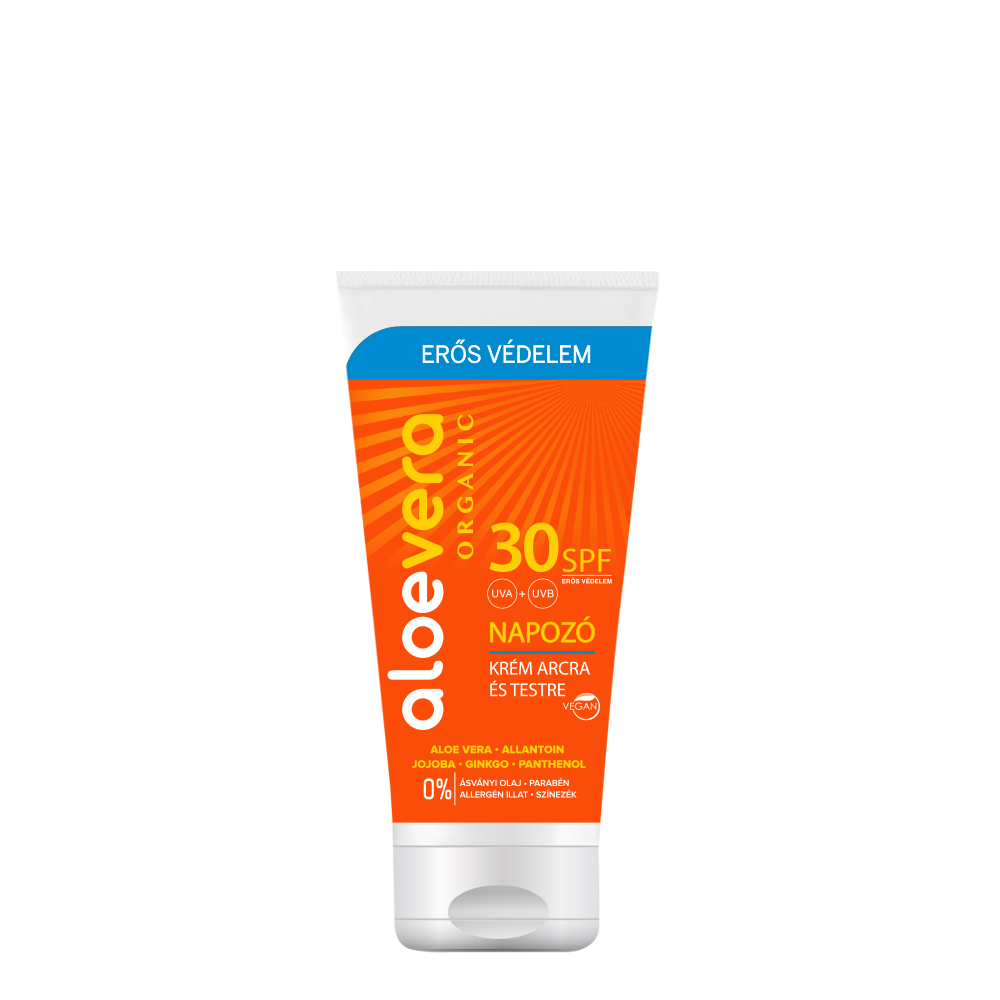 Aloe Vera Organic Sunscreen for face and body SPF30 50ml