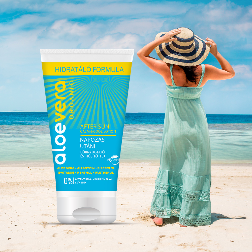 Aloe Vera Organic After sun calming and cooling lotion 150ml