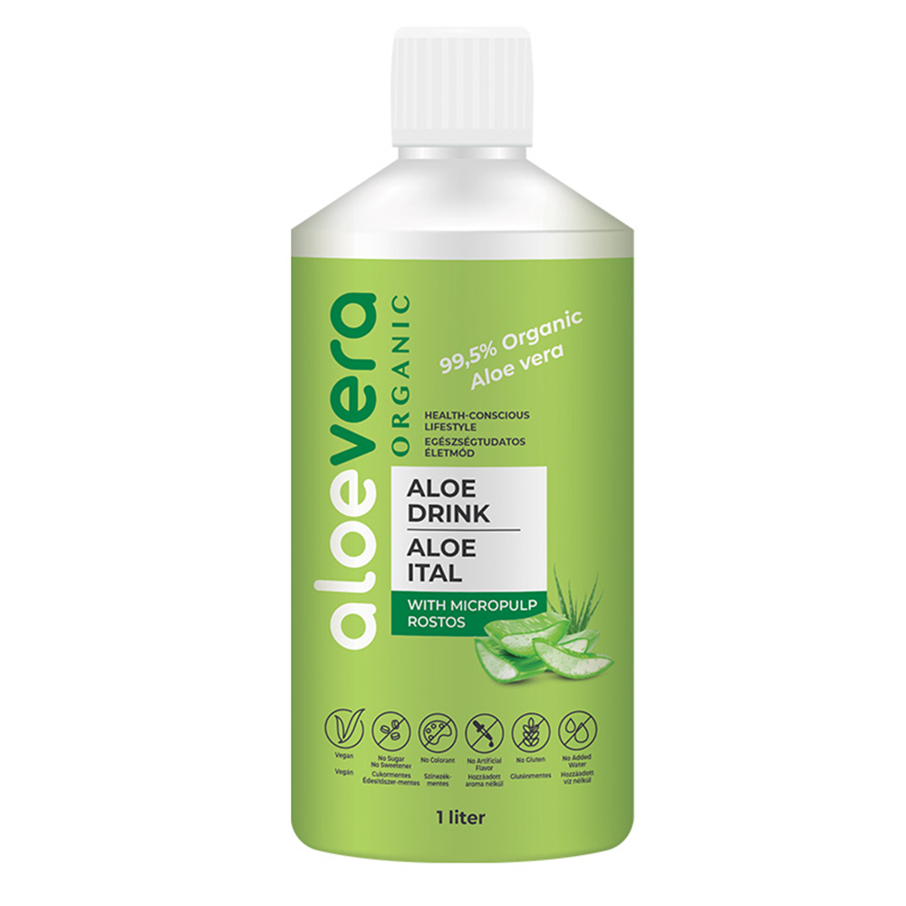 Aloe Vera Organic Drink with micropulp