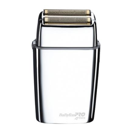 BaByliss PRO Double Foil Metal Shaver silver