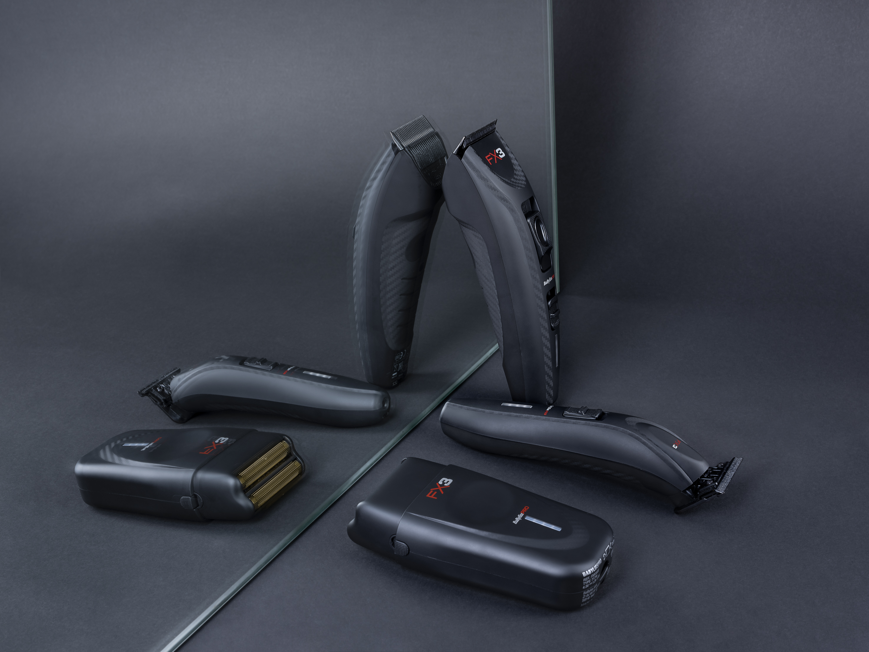 BaByliss PRO Double foil X3 shaver black