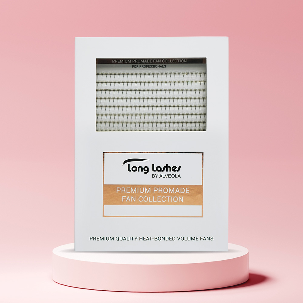 Long Lashes 4D Premium Promade Volume Fans C/0,05 8mm