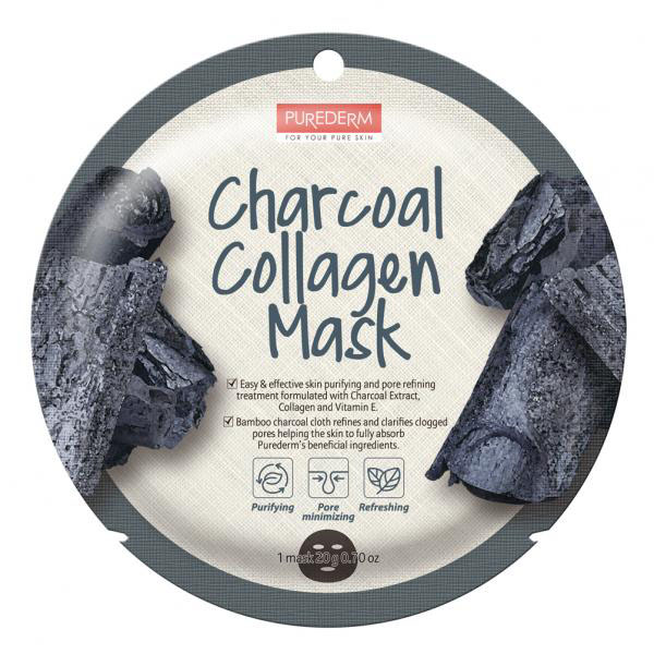 PureDerm Charcoal Collagen Mask