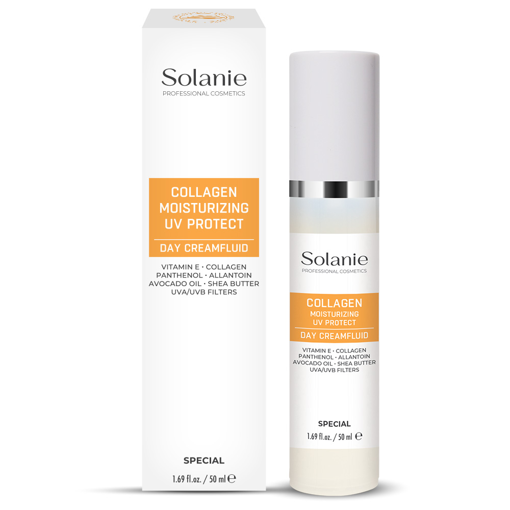 Solanie Collagen moisturizing day creamfluid High UV Protect 50ml