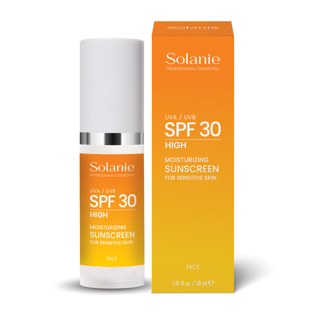 Solanie Moisturizing Sunscreen for sensitive skin - face 30ml