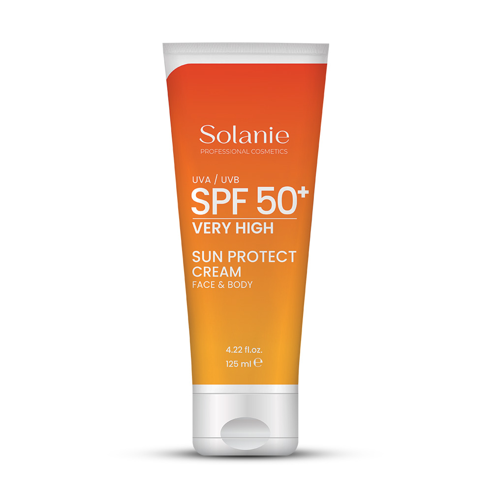 Solanie SPF50 sun protect cream face & body 125ml