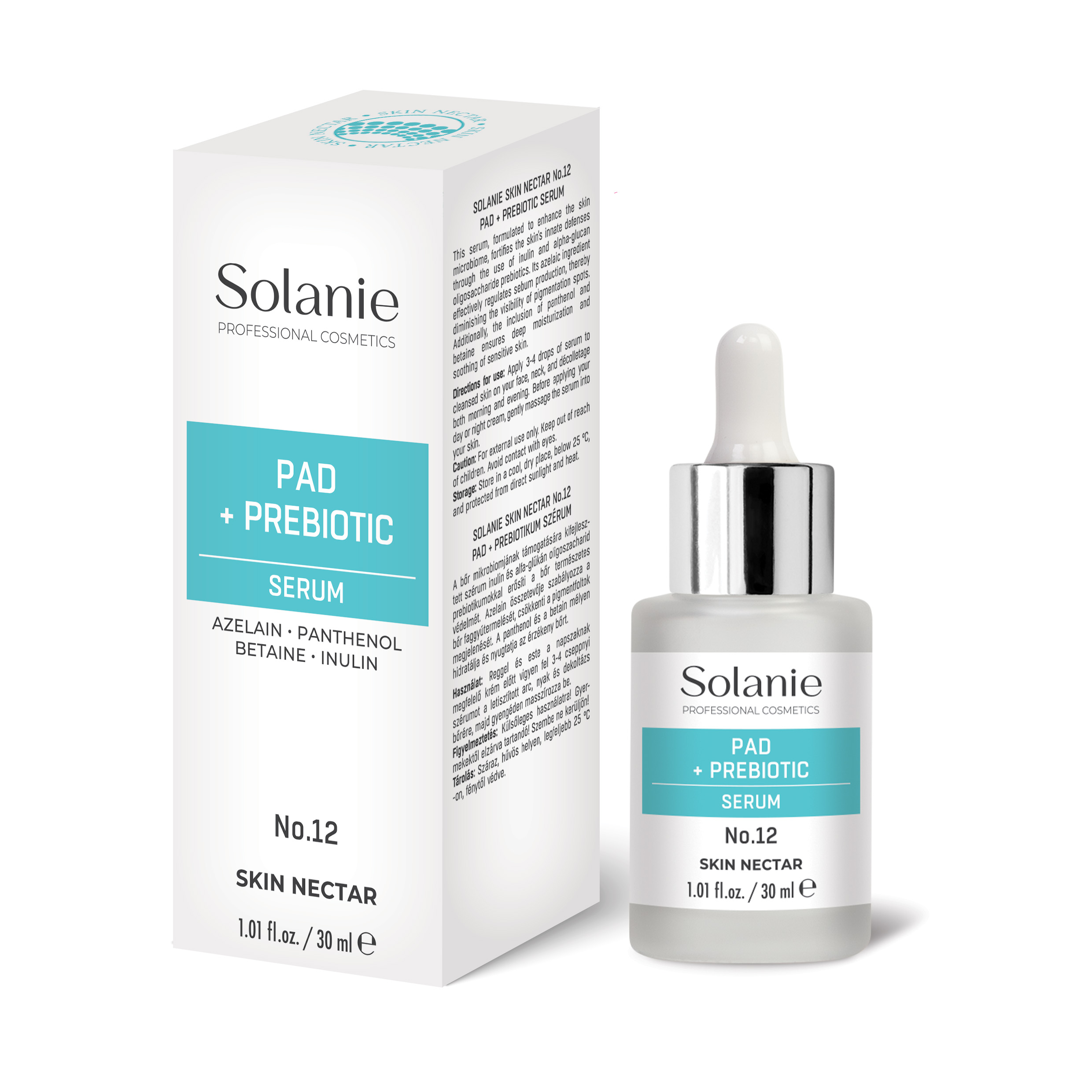 Solanie Skin Nectar No.12 PAD + Prebiotic serum 30ml