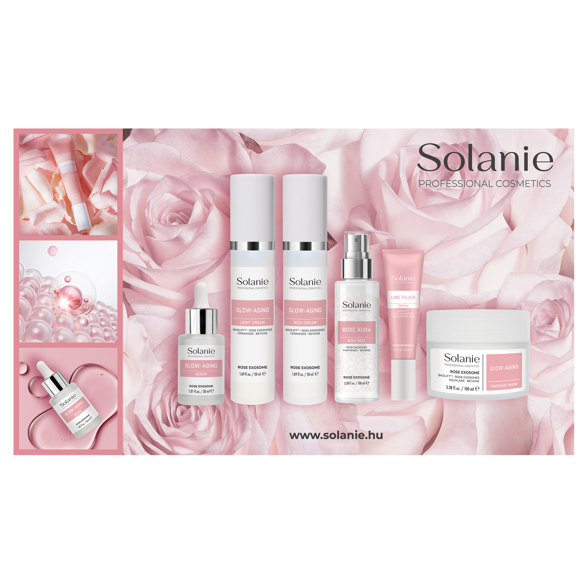 Rose Exosome graphics for Solanie standing display