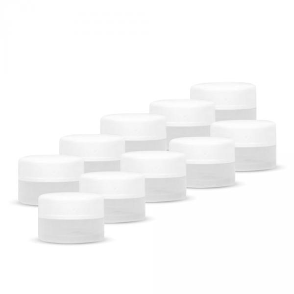 Transparent cosmetic jar 5ml 10pcs/pack