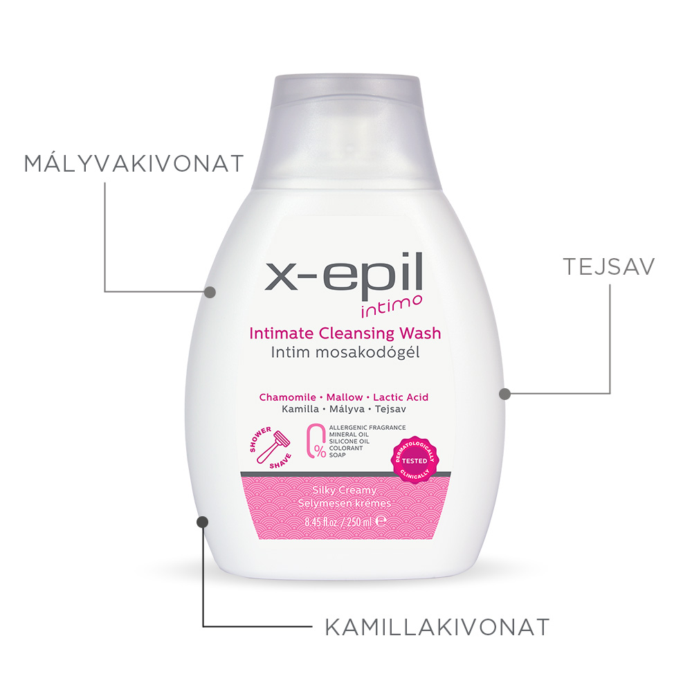 X-Epil Intimate cleansing wash  250ml