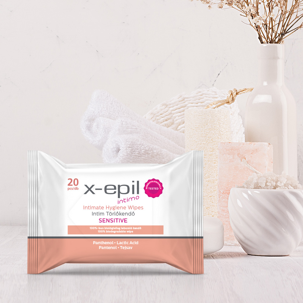 X-Epil Intimate hygiene wipes - sensitive 20 pcs