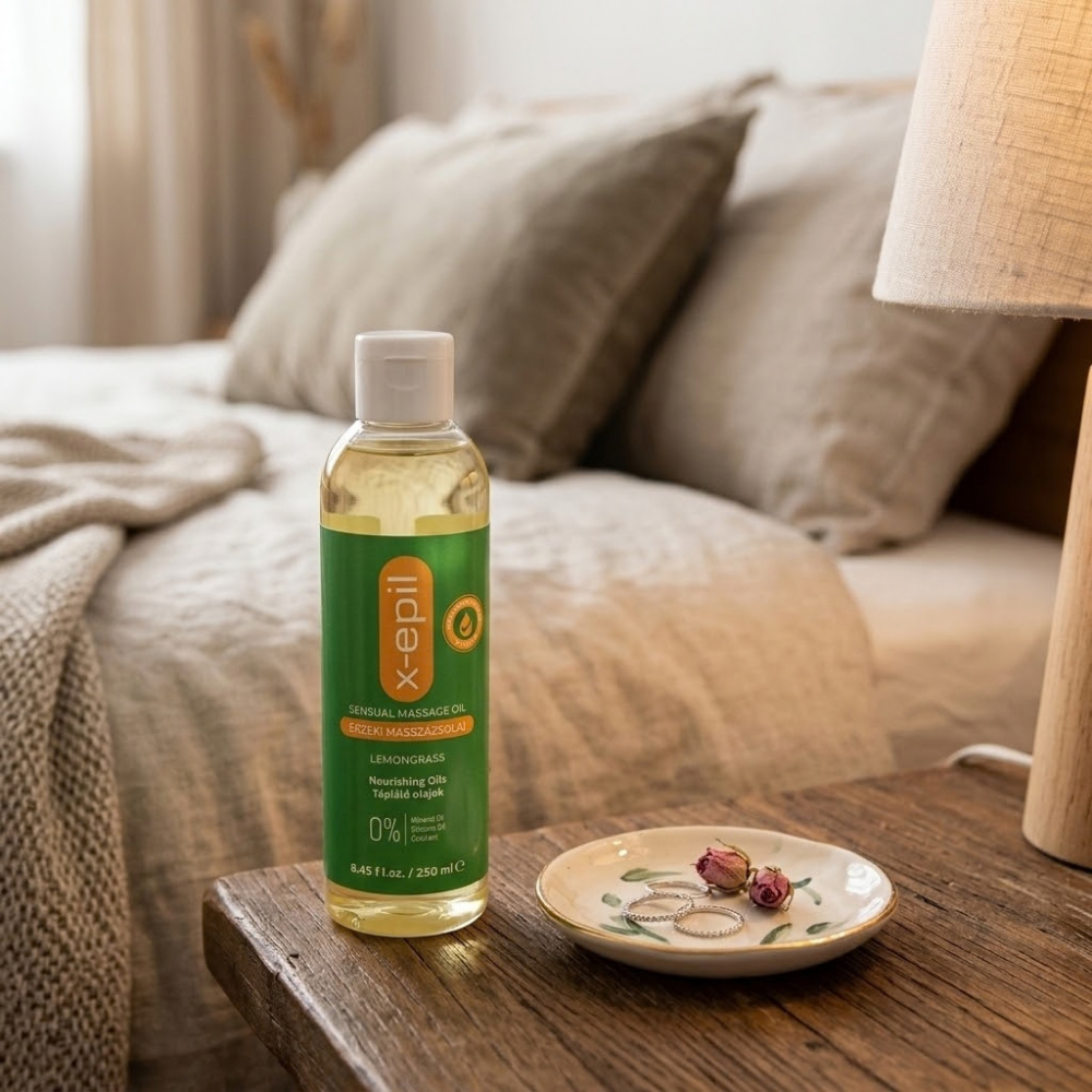 X-Epil sensual massage oil lemongrass 250ml