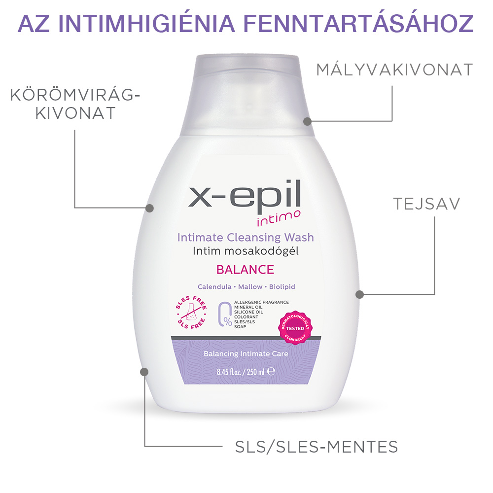 X-Epil Intimo Intimate cleansing wash BALANCE 250ml