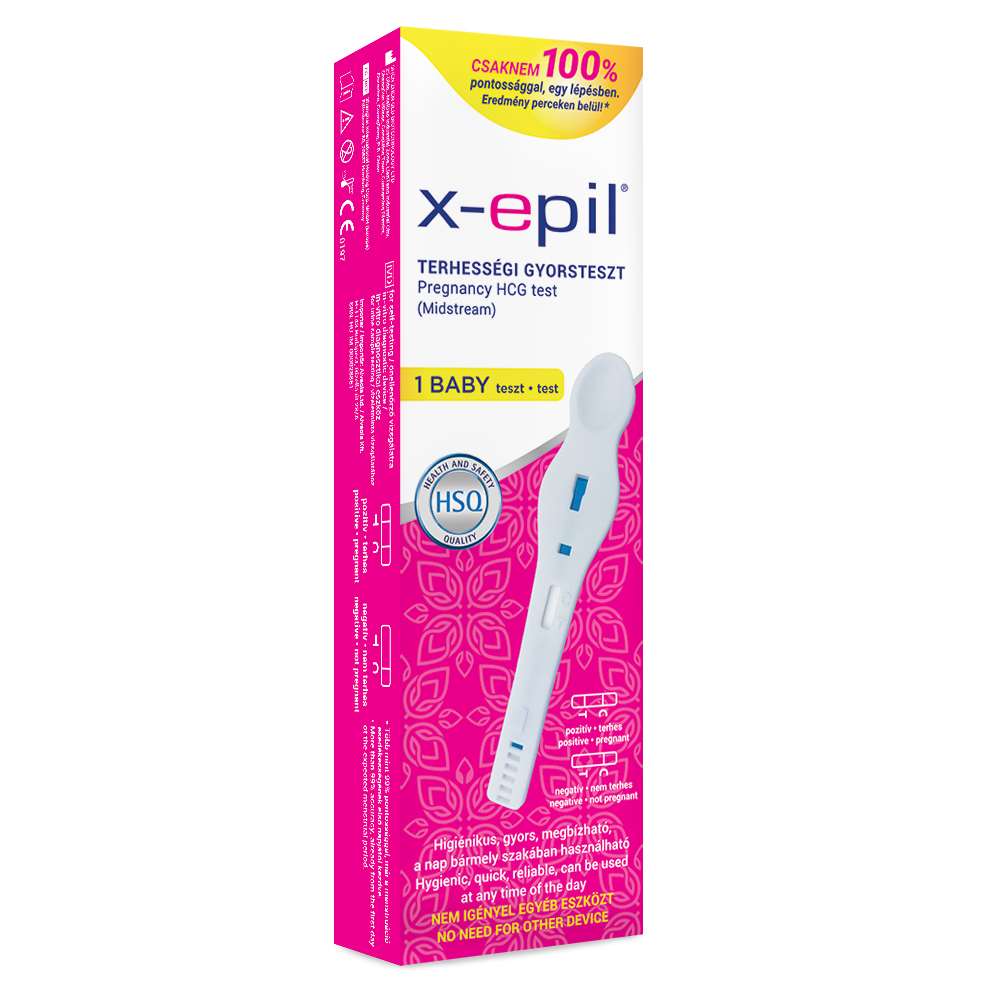 X-Epil Pregnancy rapid test pen 1pc