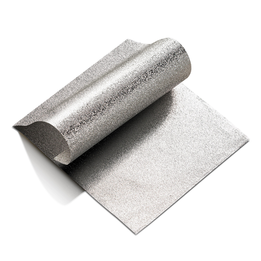 Aluminium Roll For Hair - Silver extra embossed 12x27 cm - 14 Micron 300pcs