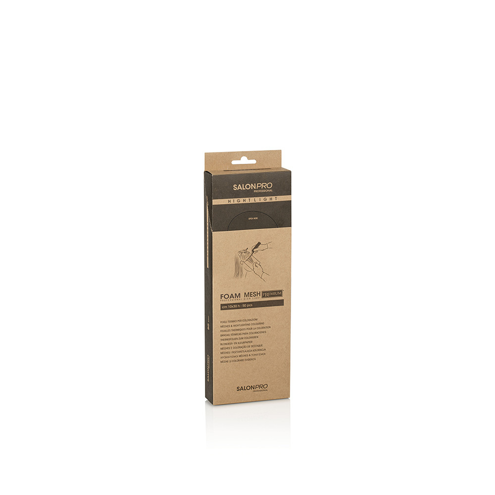 Foam Colour Wraps For Hair Cm 10X30H - 50 Sheets