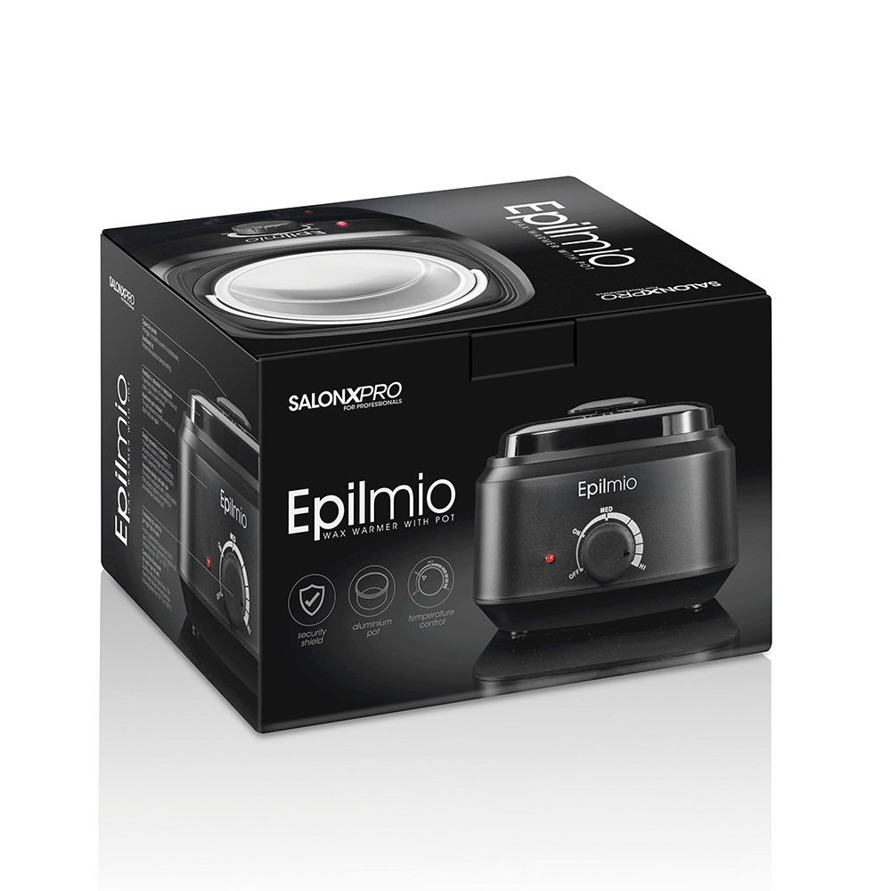 Epilmio Black Wax Warmer With Pot 400/500ml