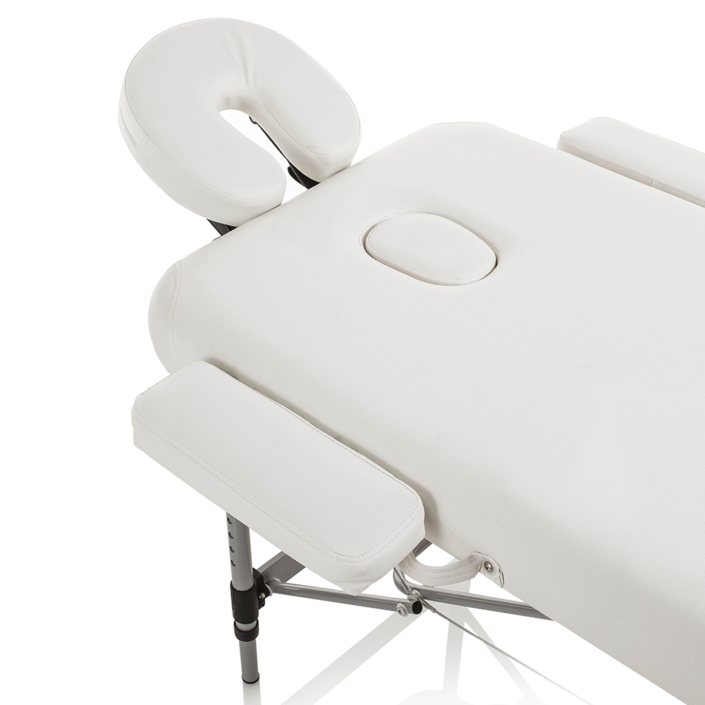 Master Alluminium White folding bed