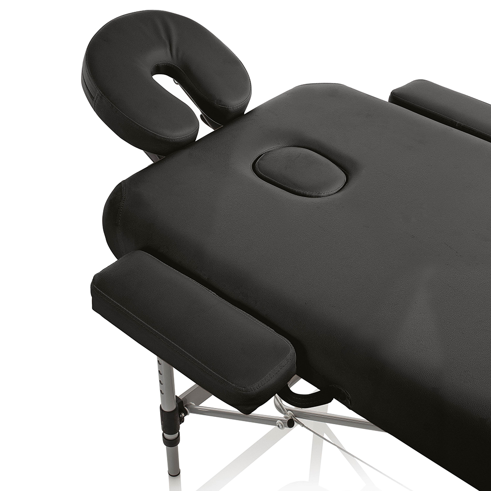 Master Alluminium Black folding bed