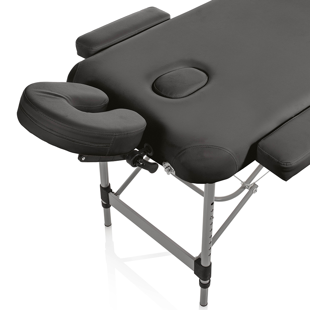 Master Alluminium Black folding bed