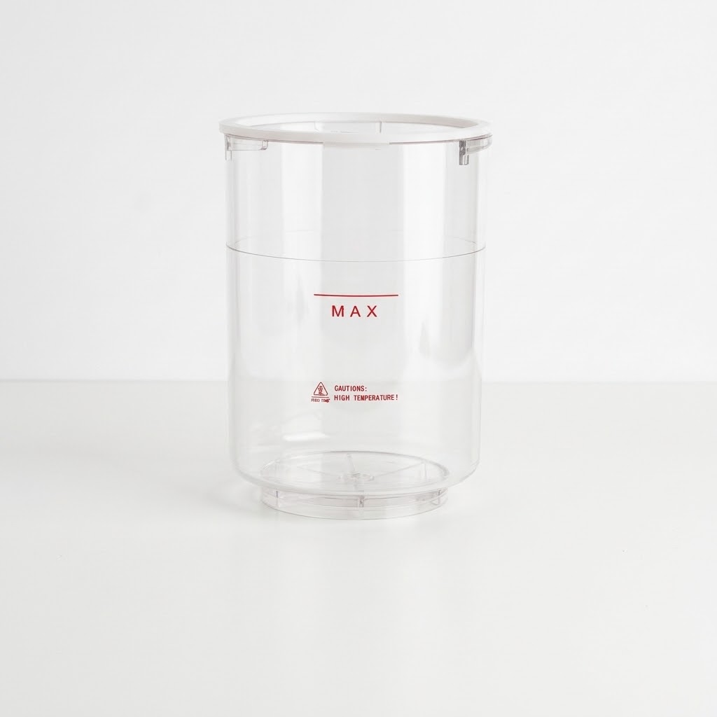 Plastic cup for hair vapor