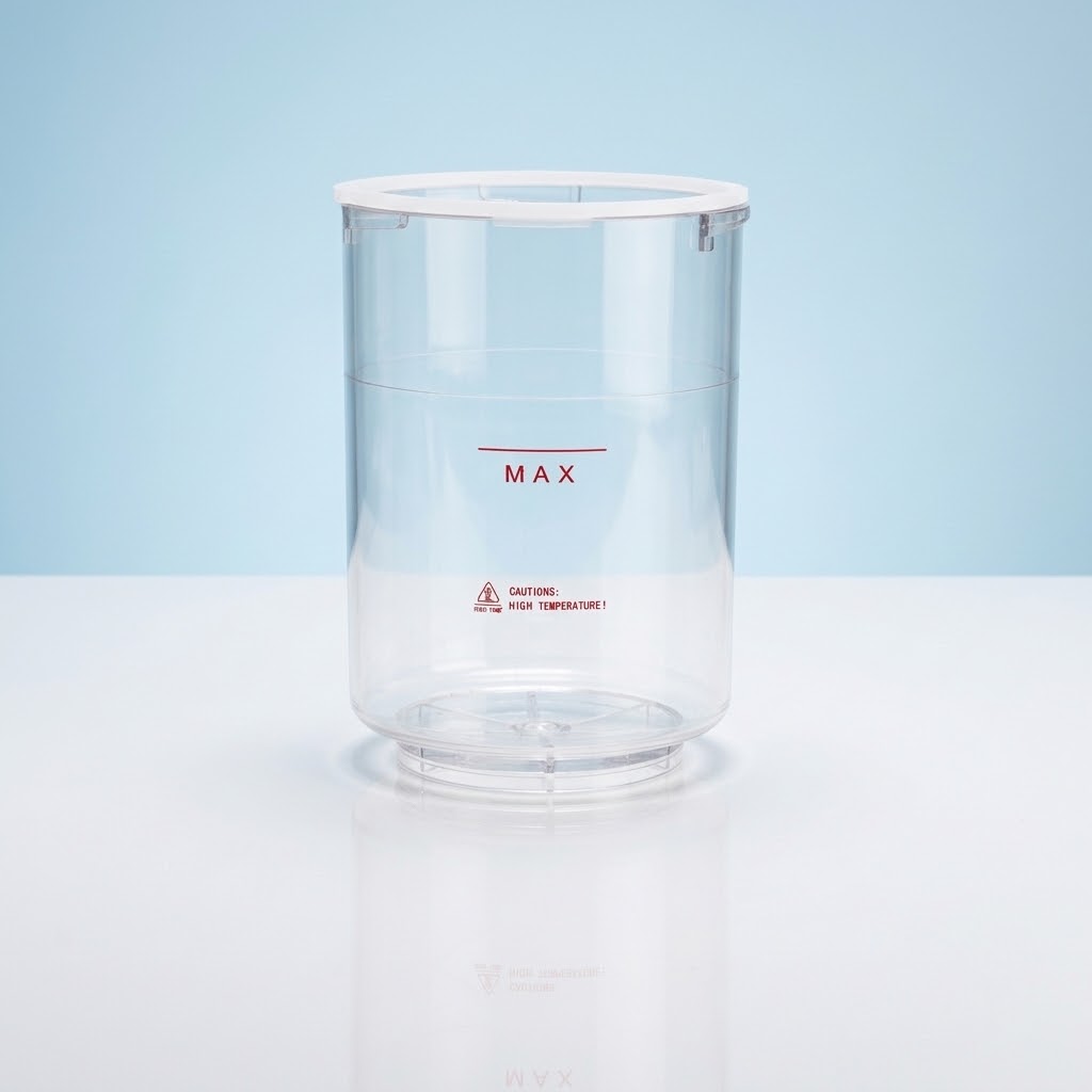 Plastic cup for hair vapor