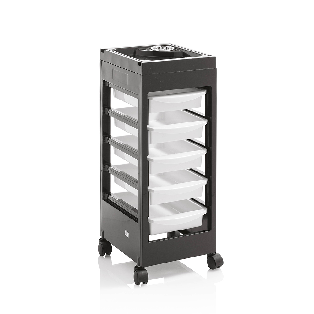 Milano White equipment trolley