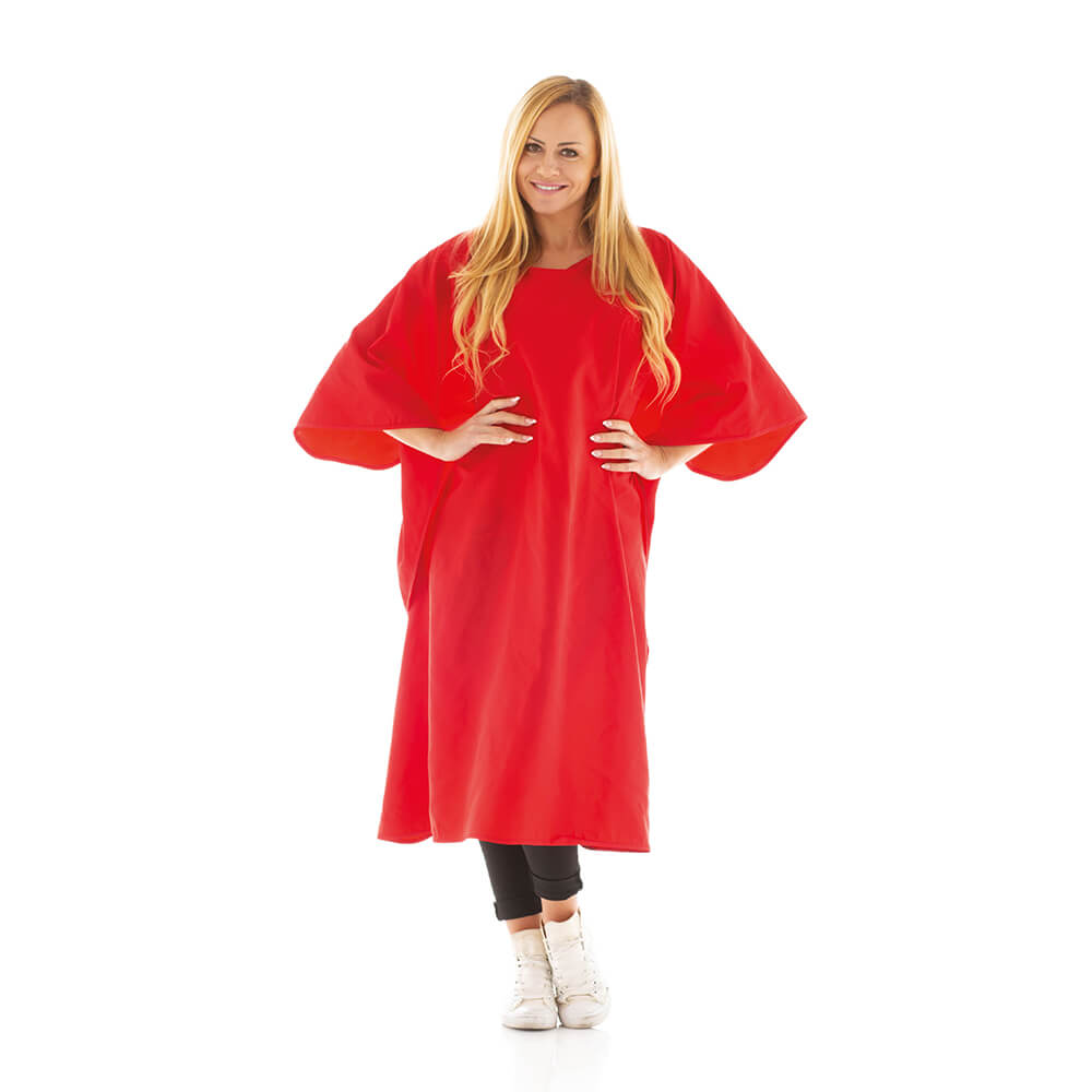 Cutting cape red