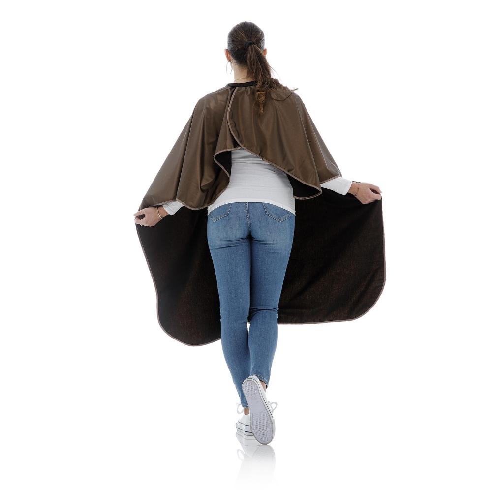 Master Styling cape for cut and color bronze