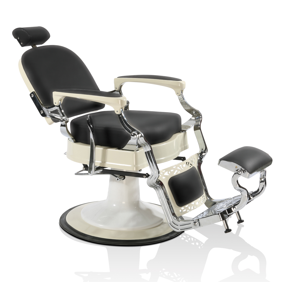 Hair Mustang black barber chair