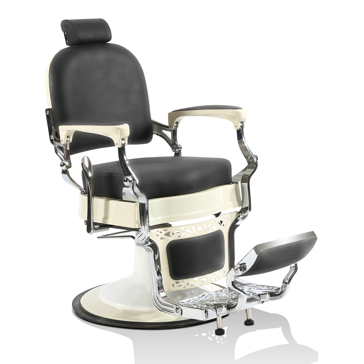 Hair Mustang black barber chair
