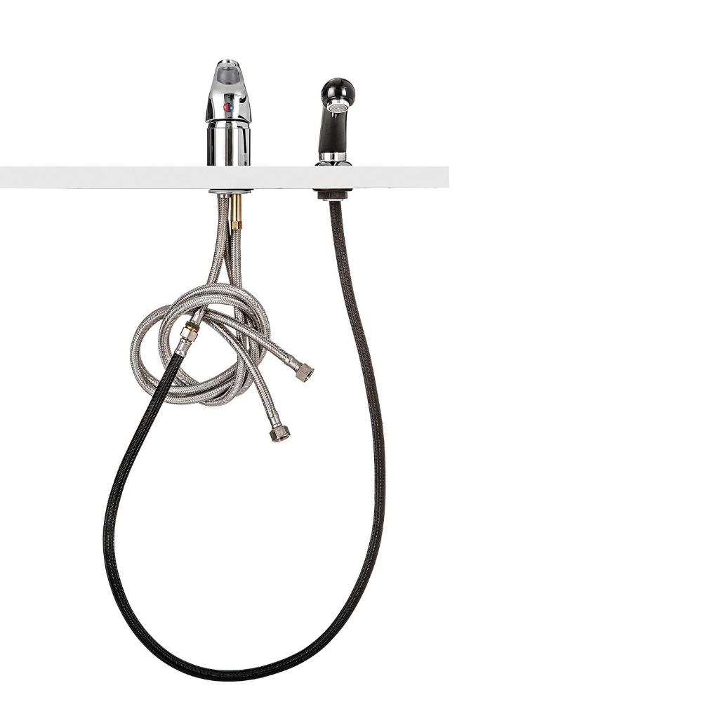 Piping kit with mixer and shower head