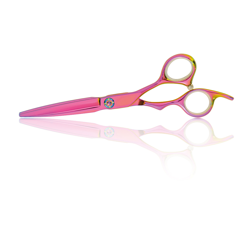 Lameo Master M3 Offset Hairdressing scissor 6" purple