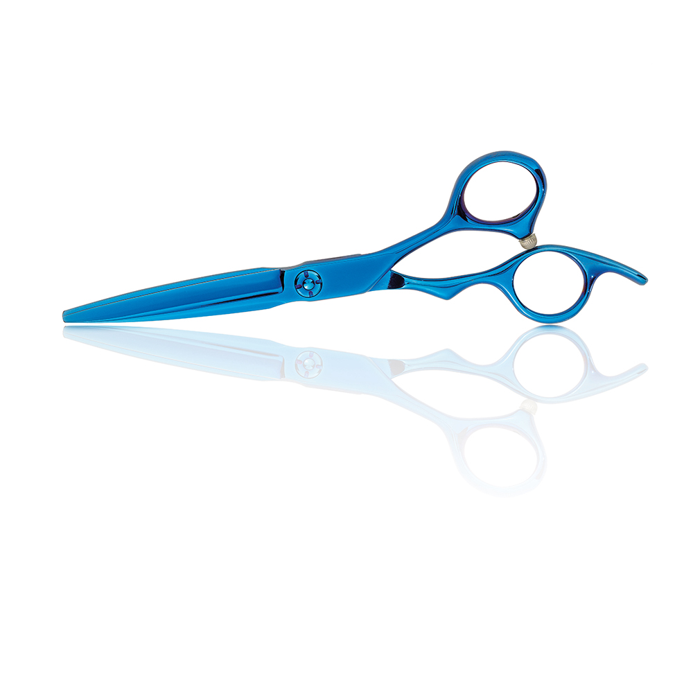 Lameo Master M3 Offset Hairdressing scissor 6" blue