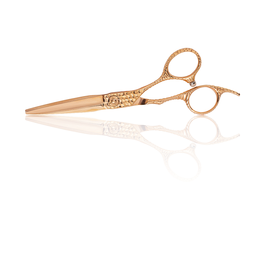 Lameo Elite E4 Cobalt Offset Hairdressing scissor 5,5 rosegold