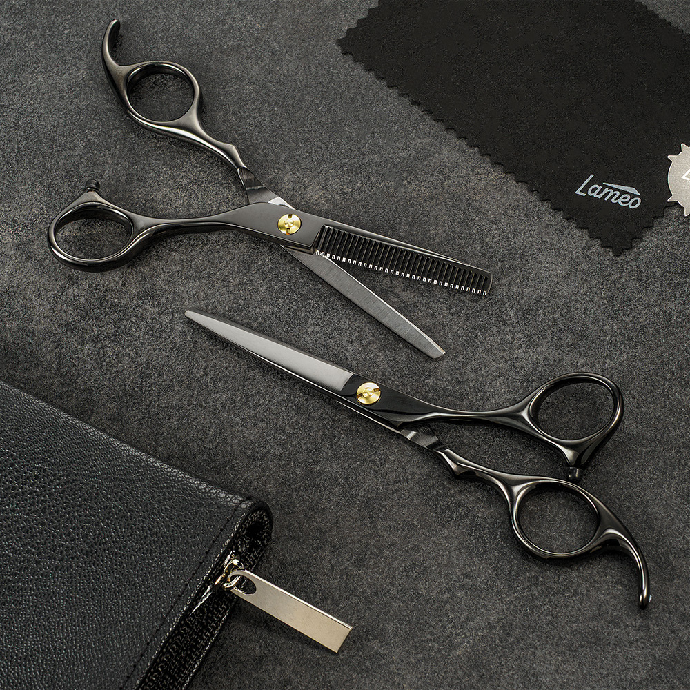 Stage pro set offset black  6" Professional cutting set with case