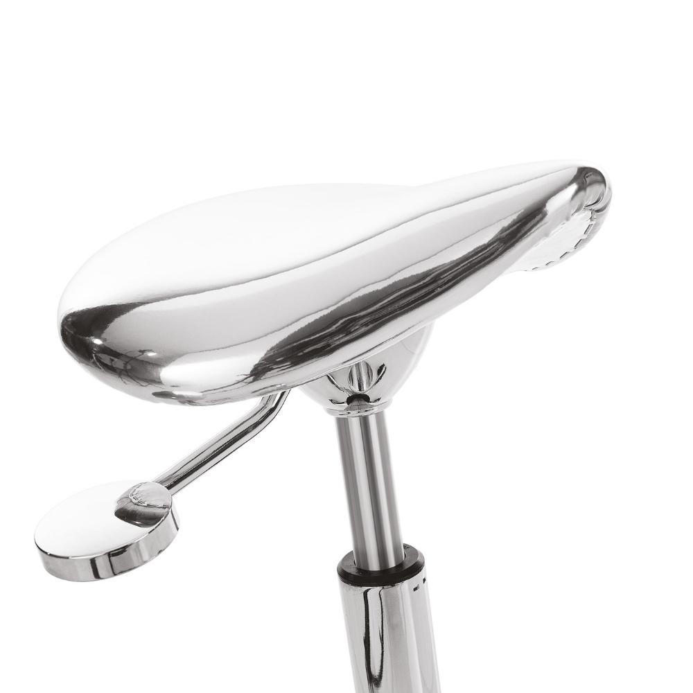 MASTER ROLLER silver Stool