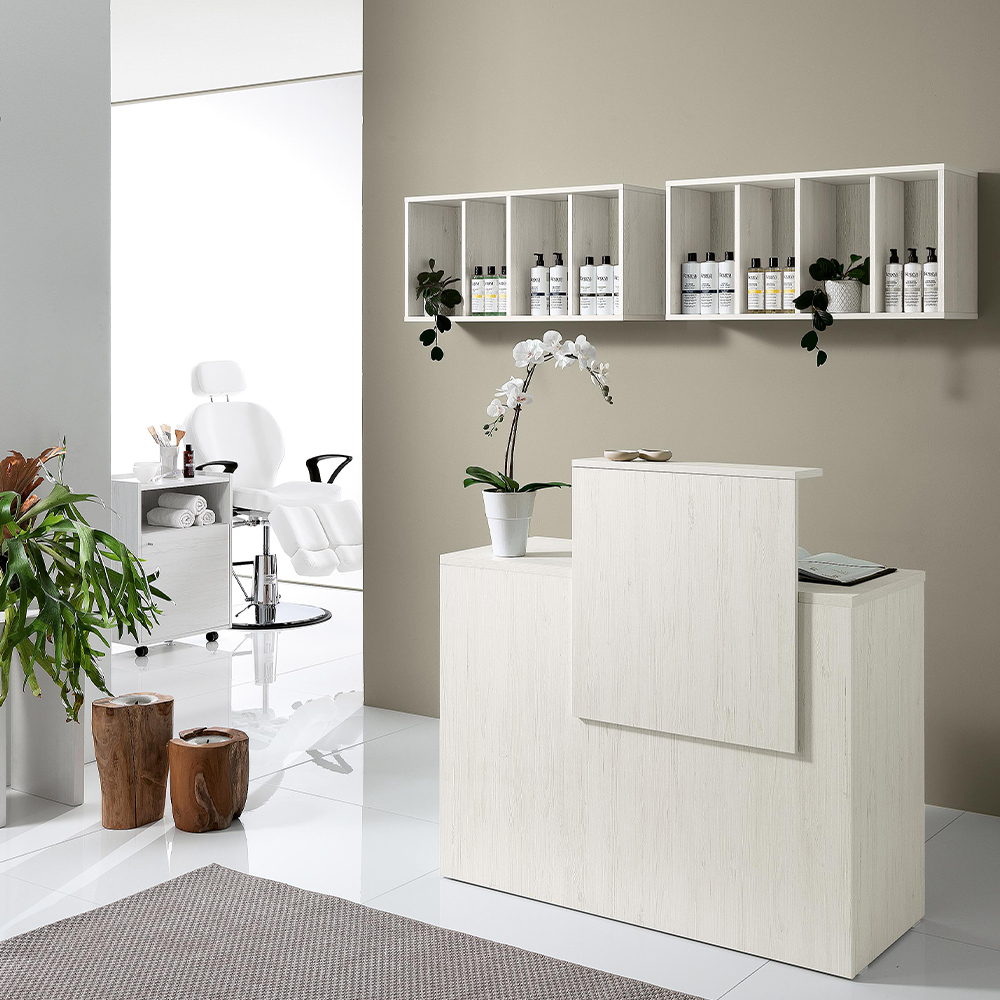 Vista Consolle White reception desk