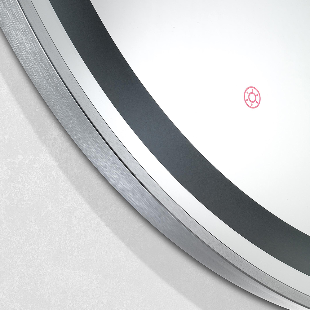 Nuvola mirror with light