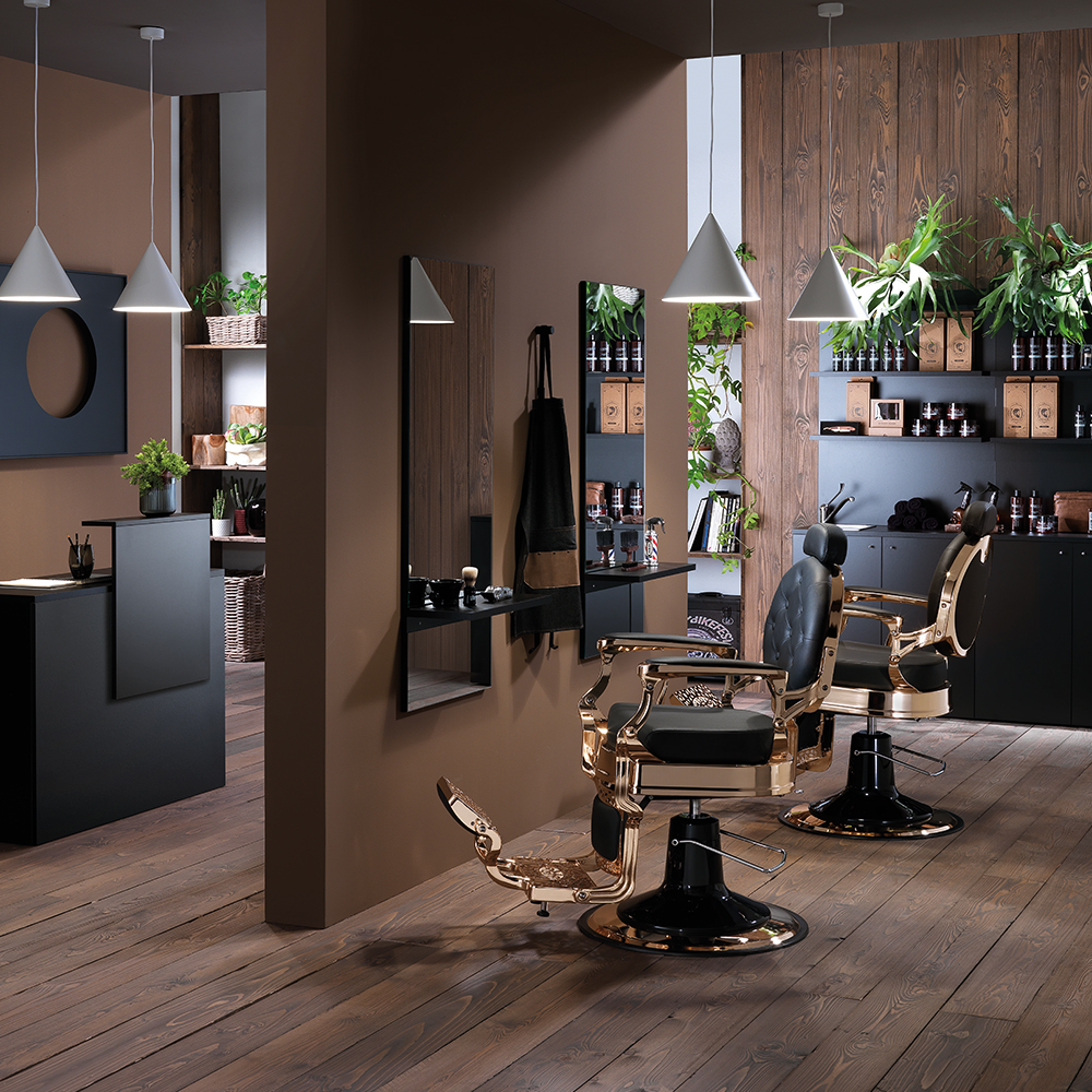 Hair Custom Gold King barber chair