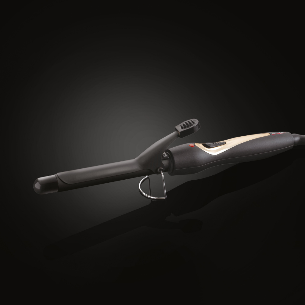 Sthauer Black Wave Curling Wand With Clamp Ø 19 mm