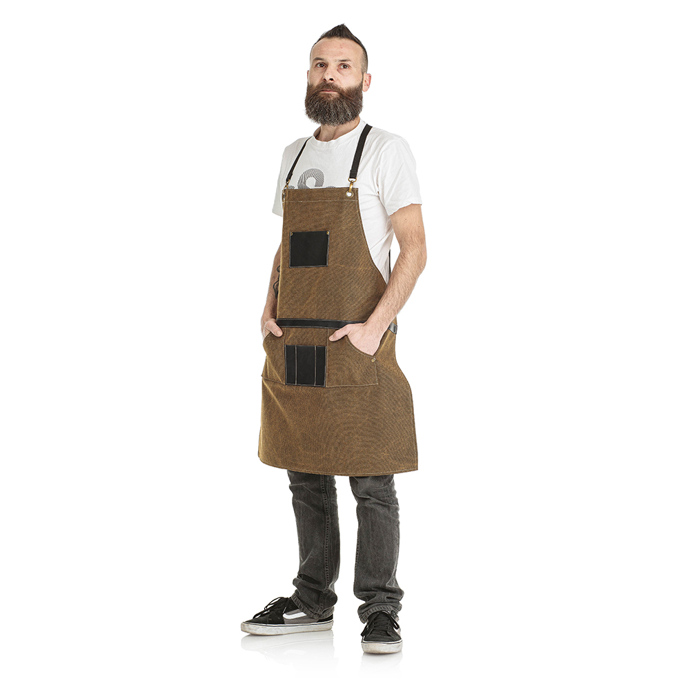 Hidalgo Rust barber apron