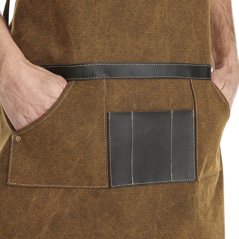 Hidalgo Rust barber apron