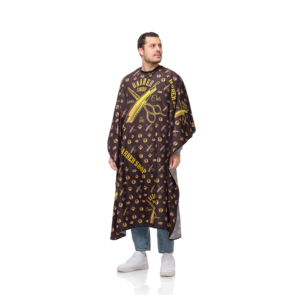 Black London XL barber cutting cape