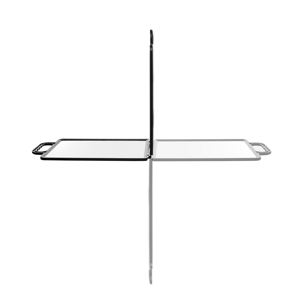 Book portable folding mirror